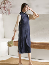 Vintage Ethnic Style False Two Pieces Of Lace Cheongsam